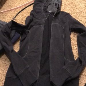 Lululemon sweatshirt.